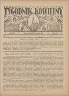 Tygodnik Kościelny Parafii św. Trójcy 1930.08.24 nr 34