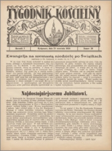 Tygodnik Kościelny Parafii św. Trójcy 1930.09.28 nr 39