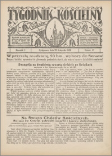 Tygodnik Kościelny Parafii św. Trójcy 1930.11.23 nr 47