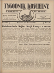 Tygodnik Kościelny Parafii św. Trójcy 1931.08.16 nr 30
