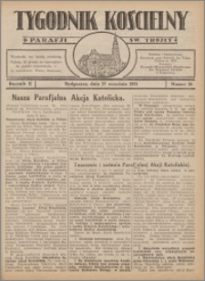 Tygodnik Kościelny Parafii św. Trójcy 1931.09.27 nr 36