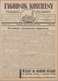 Tygodnik Kościelny Parafii św. Trójcy 1931.10.18 nr 39