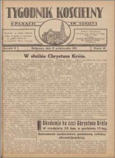 Tygodnik Kościelny Parafii św. Trójcy 1931.10.25 nr 40