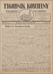 Tygodnik Kościelny Parafii św. Trójcy 1931.11.15 nr 43