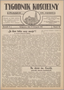 Tygodnik Kościelny Parafii św. Trójcy 1931.11.22 nr 44