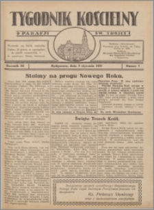Tygodnik Kościelny Parafii św. Trójcy 1932.01.03 nr 1
