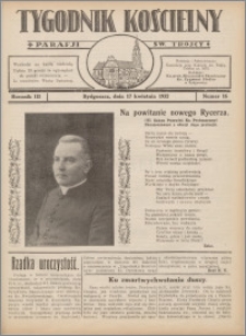 Tygodnik Kościelny Parafii św. Trójcy 1932.04.17 nr 16
