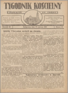 Tygodnik Kościelny Parafii św. Trójcy 1932.06.19 nr 25