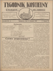 Tygodnik Kościelny Parafii św. Trójcy 1932.08.14 nr 33