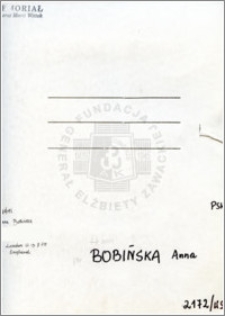 Bobińska Anna
