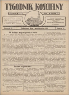 Tygodnik Kościelny Parafii św. Trójcy 1932.10.09 nr 41