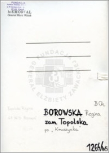 Borowska Regina