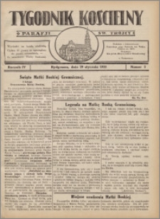 Tygodnik Kościelny Parafii św. Trójcy 1933.01.29 nr 5