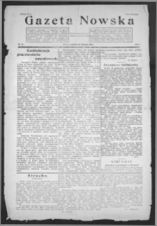 Gazeta Nowska 1924, R. 1, nr 34