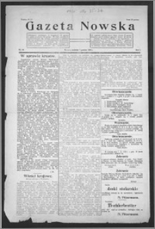 Gazeta Nowska 1924, R. 1, nr 36