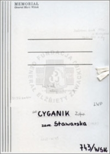 Cyganik Zofia