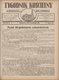 Tygodnik Kościelny Parafii św. Trójcy 1933.04.02 nr 14