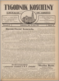 Tygodnik Kościelny Parafii św. Trójcy 1933.05.28 nr 22