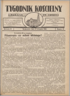 Tygodnik Kościelny Parafii św. Trójcy 1933.08.27 nr 35
