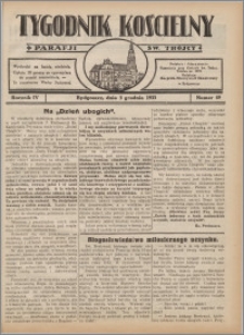 Tygodnik Kościelny Parafii św. Trójcy 1933.12.03 nr 49