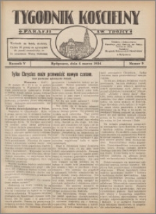 Tygodnik Kościelny Parafii św. Trójcy 1934.03.04 nr 9