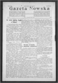 Gazeta Nowska 1928, R. 5, nr 38 + dodatek