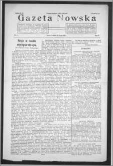 Gazeta Nowska 1929, R. 6, nr 8 + dodatek