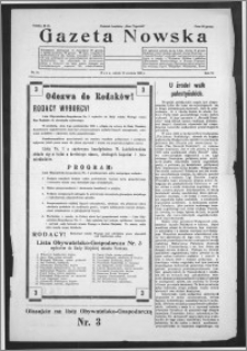 Gazeta Nowska 1929, R. 6, nr 37 + dodatek