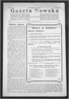 Gazeta Nowska 1929, R. 6, nr 39 + dodatek