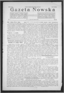 Gazeta Nowska 1935, R. 12, nr 1 + dodatek