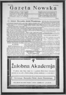 Gazeta Nowska 1935, R. 12, nr 20