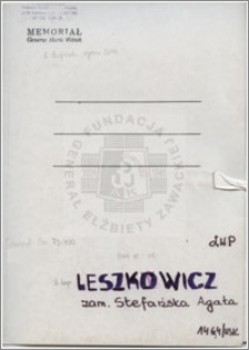 Leszkowicz Agata