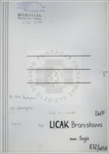 Licak Bronisława
