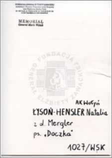 Łysoń Hensler Natalia