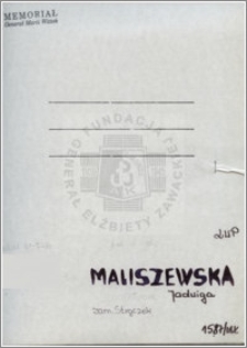 Maliszewska Jadwiga