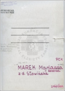 Marek Marianna Zenona