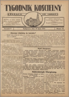 Tygodnik Kościelny Parafii św. Trójcy 1934.07.29 nr 30