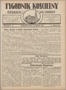 Tygodnik Kościelny Parafii św. Trójcy 1934.11.04 nr 44