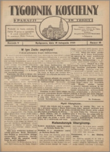 Tygodnik Kościelny Parafii św. Trójcy 1934.11.18 nr 46