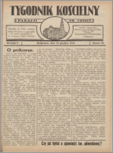 Tygodnik Kościelny Parafii św. Trójcy 1934.12.16 nr 50