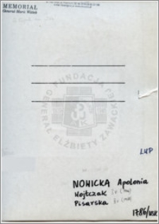 Nowicka Apolonia