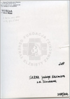 Sarna Jadwiga Kazimiera