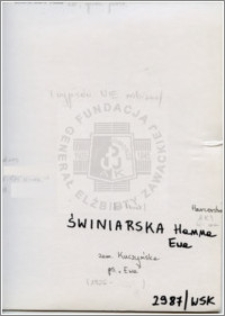 Świniarska Hanna Ewa