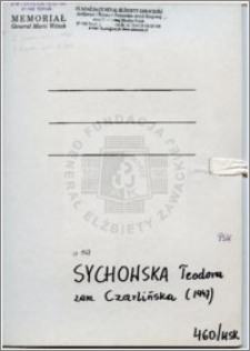 Sychowska Teodora