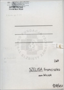 Szeliga Franciszka