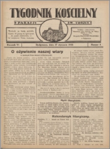 Tygodnik Kościelny Parafii św. Trójcy 1935.01.27 nr 4