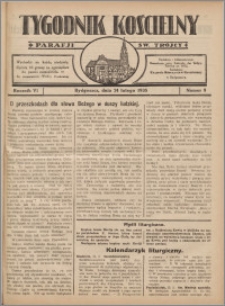 Tygodnik Kościelny Parafii św. Trójcy 1935.02.24 nr 8