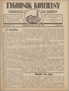 Tygodnik Kościelny Parafii św. Trójcy 1935.05.12 nr 19