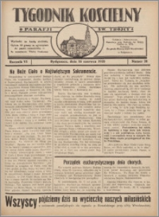 Tygodnik Kościelny Parafii św. Trójcy 1935.06.16 nr 24