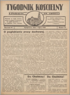 Tygodnik Kościelny Parafii św. Trójcy 1935.07.07 nr 27